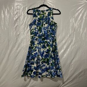 MILLY For Deisgn Nation Blue Floral Mini Dress Size 2 US
